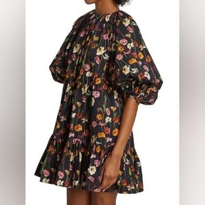 ❤️BUY2️⃣GET1️⃣🆓◇*$2,400 NEW OSCAR DE LA RENTA MULTI FLORAL DRESS M